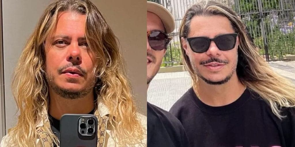 Aos 43 anos, Marcus Majella, o 'Ferdinando', surge com novo namorado gato 19 anos mais novo e beleza choca