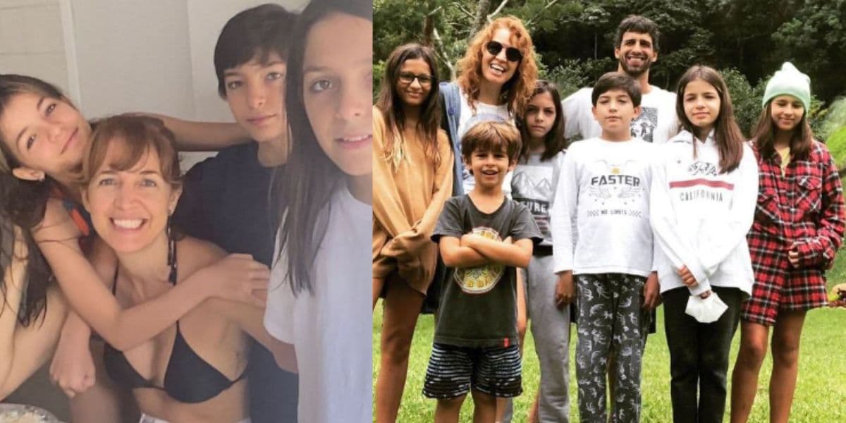 Os 6 filhos de Polianna Abritta, do Fantástico, são com certeza as crianças mais lindas do Brasil 