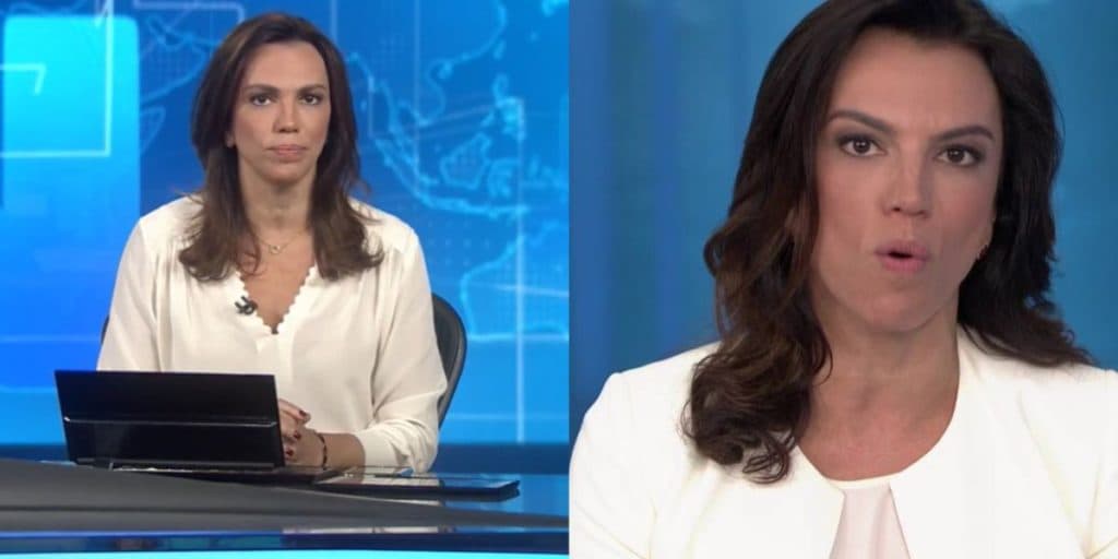 Coube à Ana Paula Araújo assumir o lugar de Renata e Bonner para dar notícia que devastou o Brasil