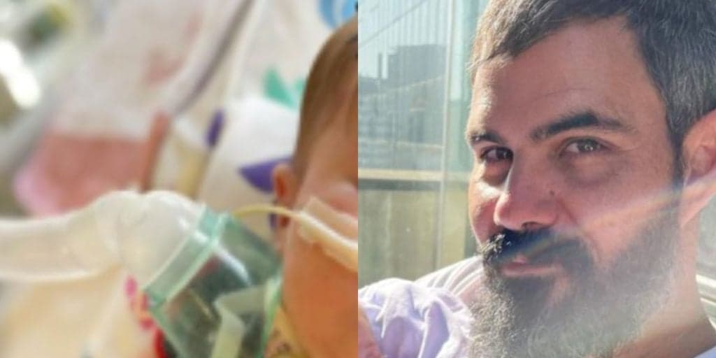 Filha de Juliano Cazarré surge em foto rara e sensível internada na UTI, e emociona o Brasil: "Guerreira"