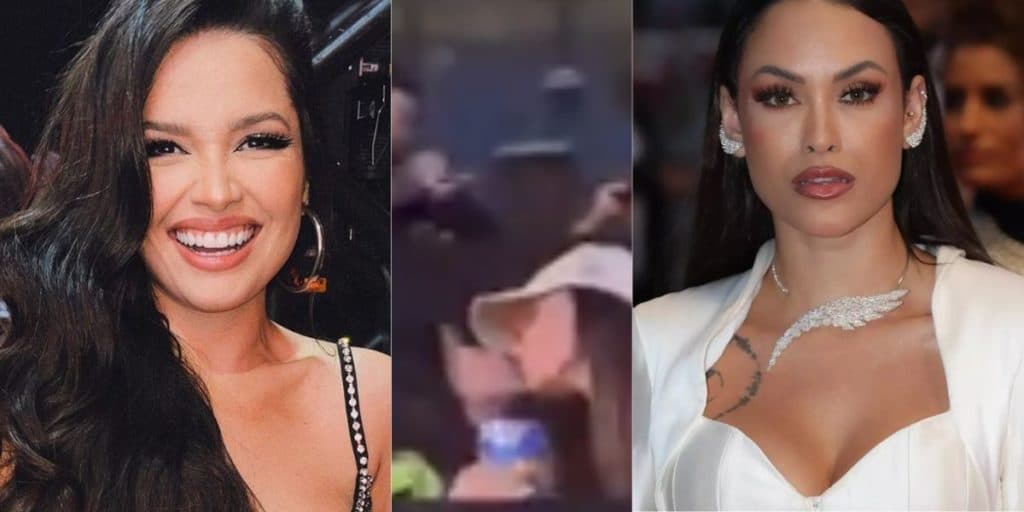 Juliette é flagrada dando beijo na boca de Sarah Andrade, sua rival no BBB, e choca: "Passando mal"