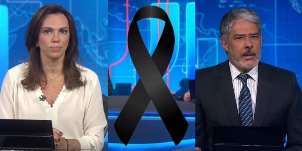 Bonner e Ana Paula Araújo encerram JN em luto e totalmente em silêncio, mas surpresa acaba acontecendo