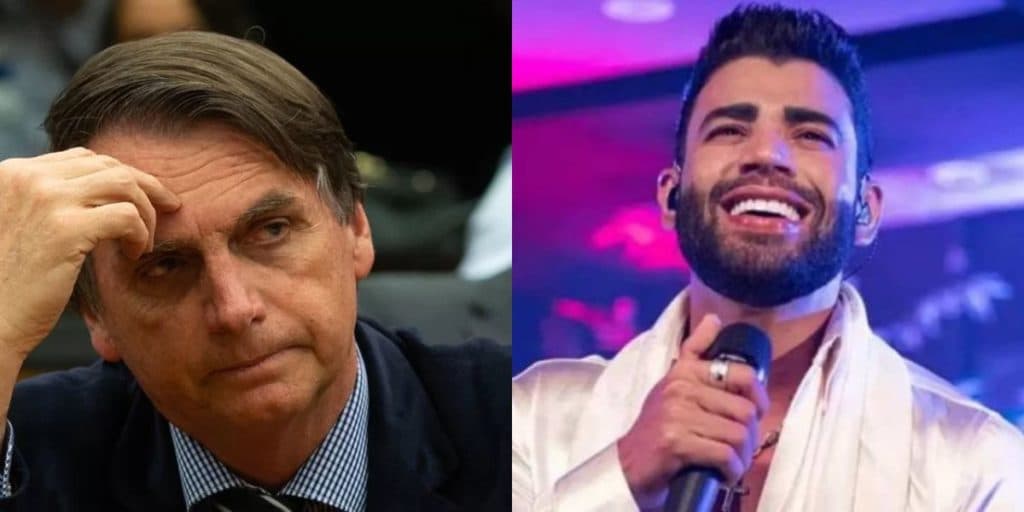 Gusttavo Lima transforma show em culto evangélico e 'incorpora' Bolsonaro em cima do palco: "Imitando"