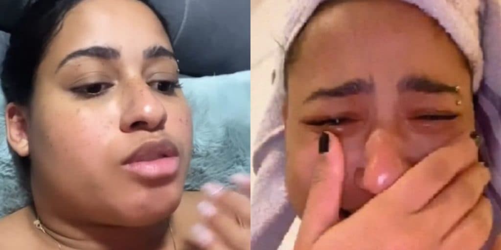 Mc Loma chora ao falar sobre o pai da sua filha, faz pedido e comove: "Isso está me matando por dentro"