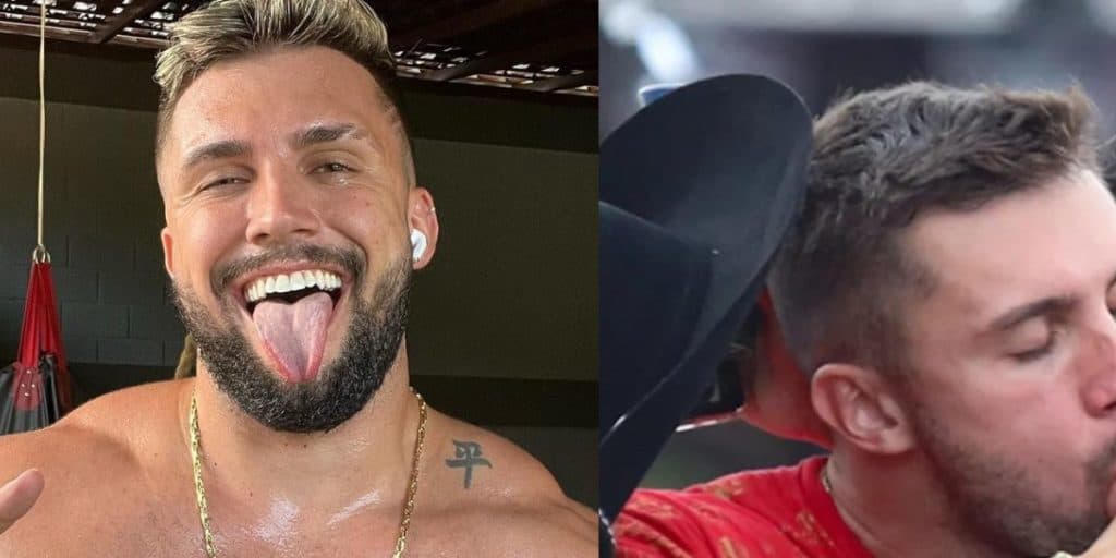 Arthur Picoli, ex-BBB, deixa postura recatada de lado e surge aos beijos com pessoa misteriosa publicamente