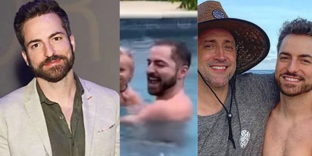 Thales Bretas, viúvo de Paulo Gustavo, surge com bebê no colo e entrega: "Meu terceiro filho"