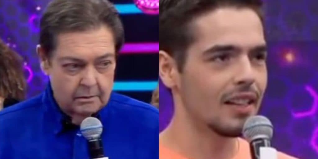 Faustão fecha cara e desaprova publicamente fala do próprio filho na Band: “Me põe nessa situação”