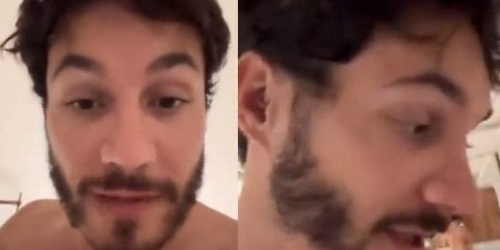Eliezer se descuida e deixa escapar parte íntima durante filmagem no banho