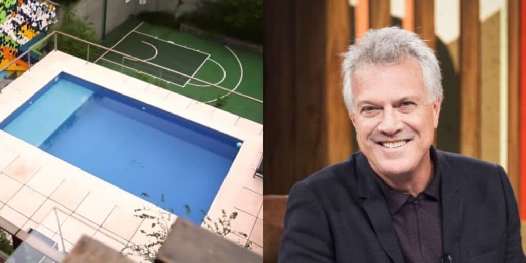 Pau-Brasil, sofá de R$120 mil e área de lazer: mansão de Pedro Bial é a coisa mais bonita que você verá