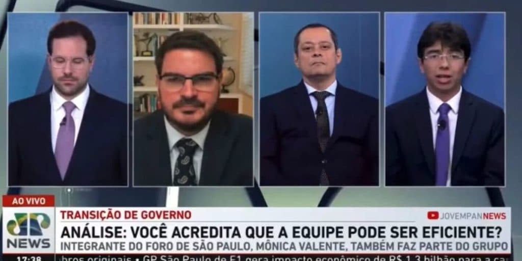 Rodrigo Constantino se 'demite' ao vivo da Jovem Pan após briga com jornalista: "Chega"