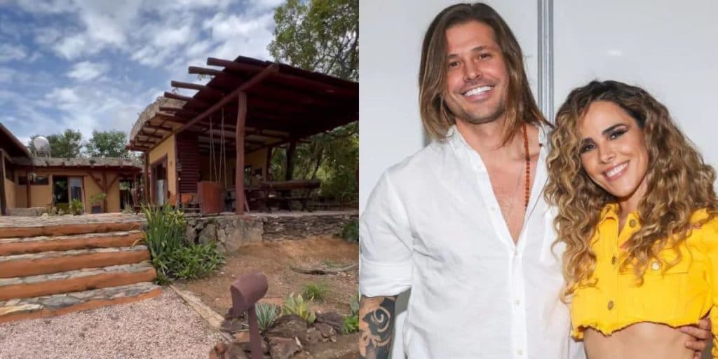 Rodeada por verde, decoração de madeira e cheia de árvores: essa é a casa que Wanessa se isolou com Dado