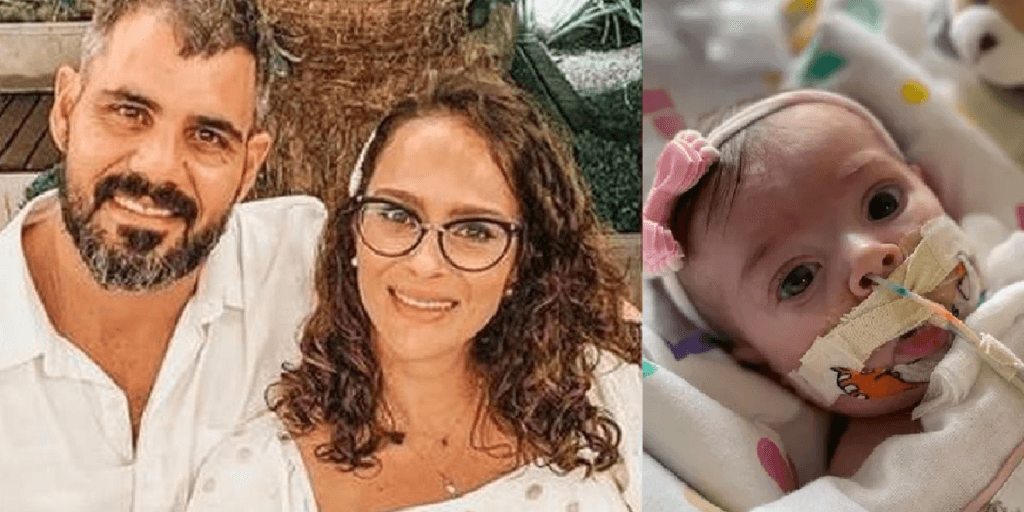 Esposa de Juliano Cazarré faz forte desabafo ao falar sobre estado de saúde da filha: “Com coração em pedaços”