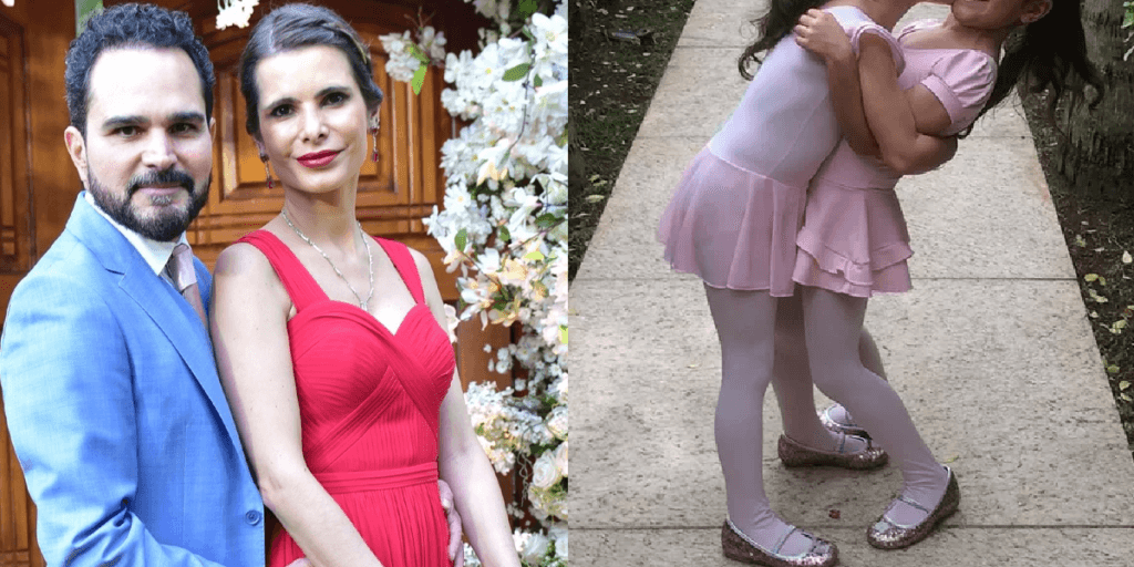 Luciano Camargo expõe foto rara das filhas e prova que são as meninas mais lindas do Brasil