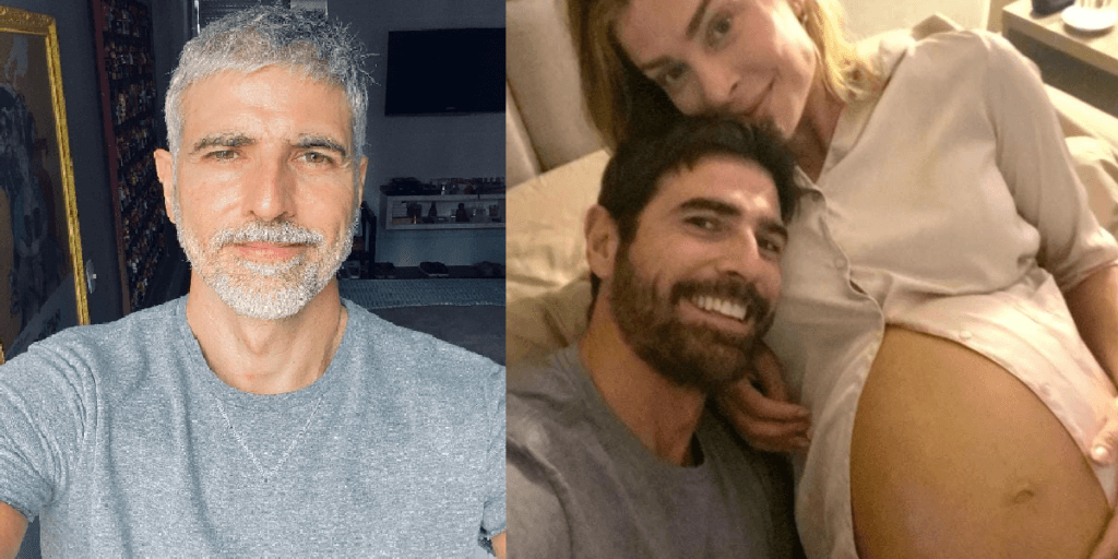 "De repente grávidos", Reynaldo Gianecchini divulga foto ao lado de Grazi Massafera e atriz mostra barriga