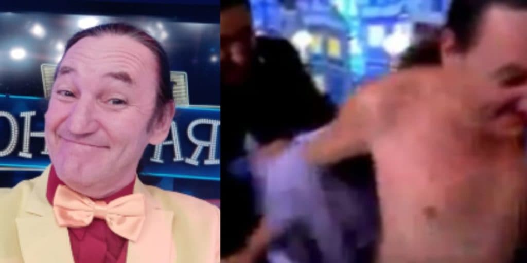 Marquito escandaliza no programa do Ratinho, tira a roupa no meio do palco e fica completamente nu no SBT