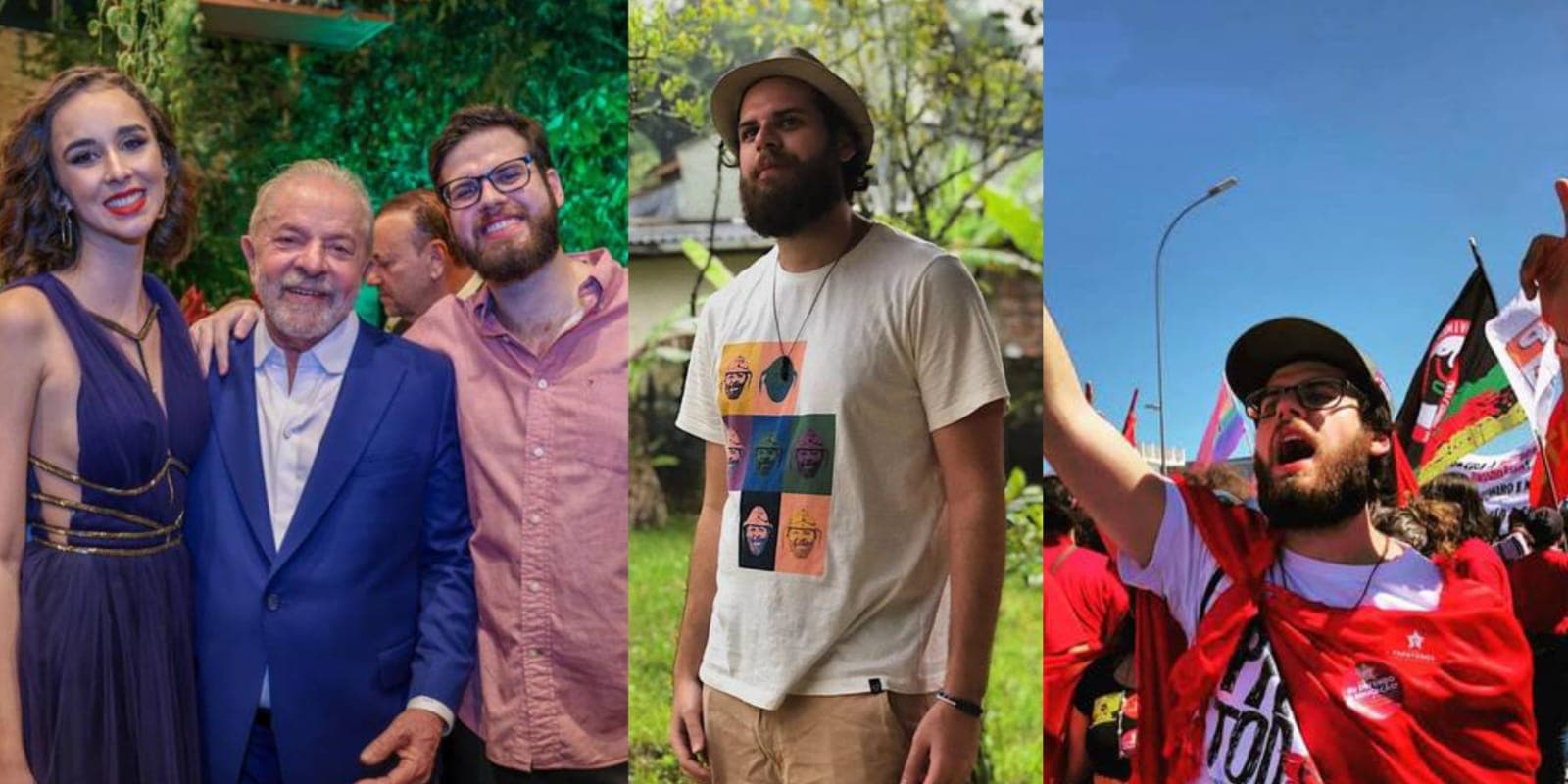 Thiago é neto de Lula (Foto: Reprodução/Montagem)
