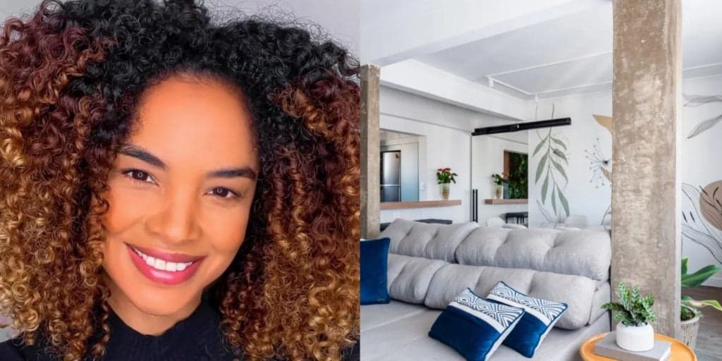 Lucy Ramos, rica e global, mora em apartamento de 78m² mas decoração é luxuosa e impressionante