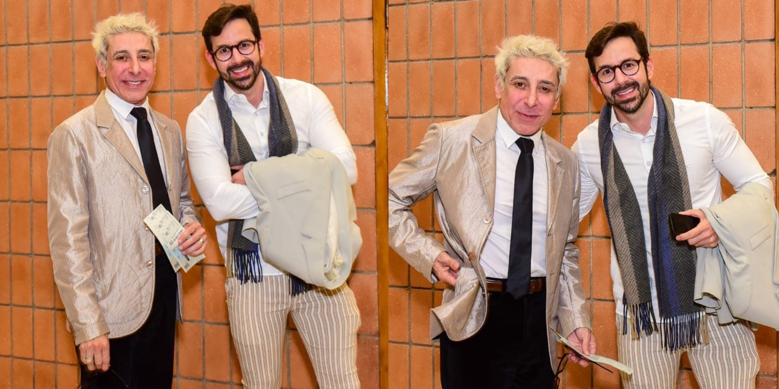 Cassio Scapin e Diego Redondaro em evento (Foto: Reprodução/Montagem)