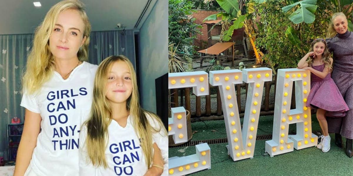 Sua semelhança com Angélica impressiona, ainda mais com seus longos cabelos loiros (Reprodução: Instagram)