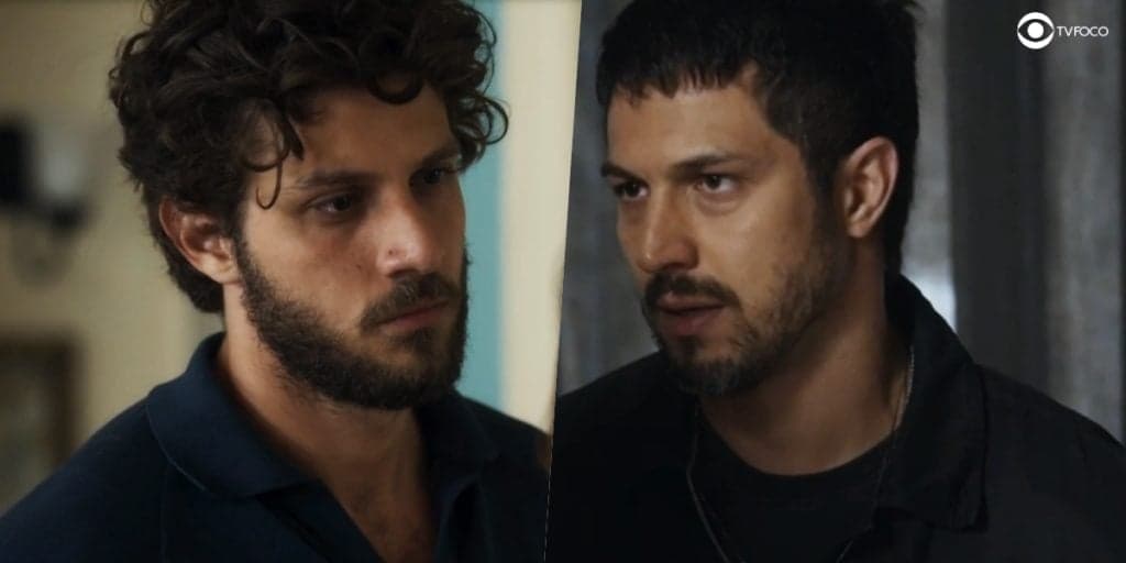 Travessia: Encontrando chifre na própria testa, Ari surta ao ver Brisa com Oto e esmurra o rival