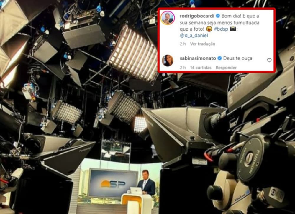 Bocardi entrega bastidores tumultuados do BDSP na Globo e Sabina Simonato se envolve em comentário Bocardi entrega bastidores tumultuados do BDSP na Globo e Sabina Simonato se envolve em comentário