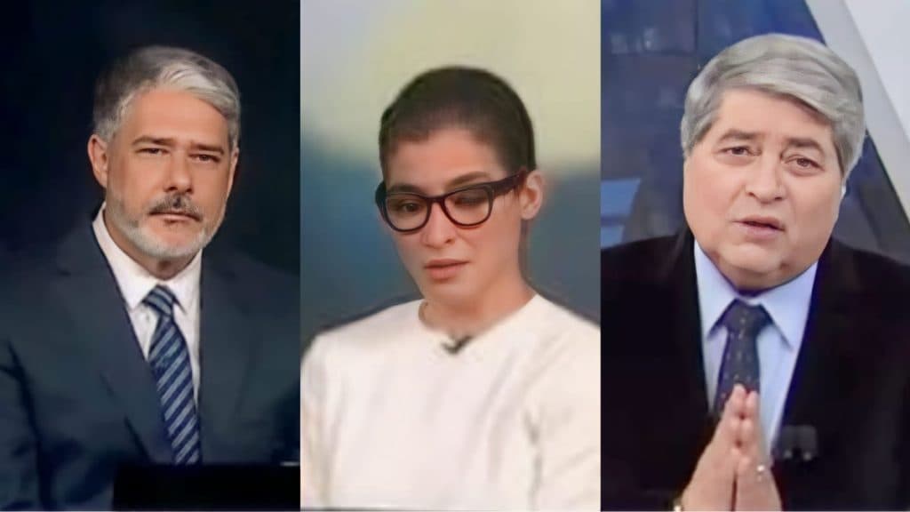 William Bonner, Renata Vasconcellos e Datena, no mesmo dia, caíram no choro ao vivo e não seguraram a emoção