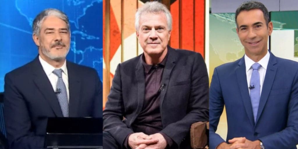 William Bonner, Bial e César Tralli possuem algo em comum em seus casamentos e ninguém notou ligação