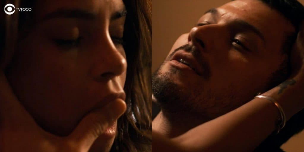 Brisa se rende a paixão tentadora, "quica" em Oto e mata desejo na novela Travessia