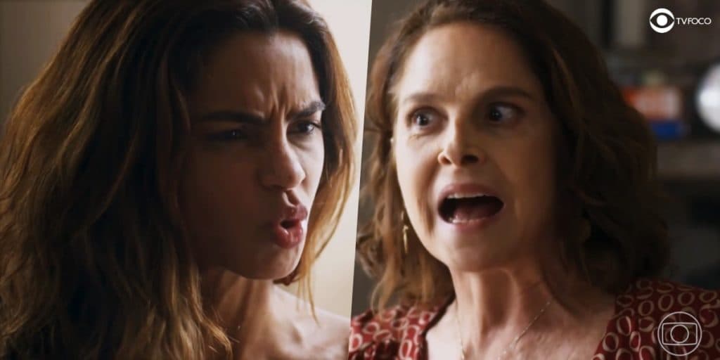 Travessia: Baixa e mentirosa, Núbia vira o "cramulhão" na vida de Brisa e tem atitude sórdida com Tonho
