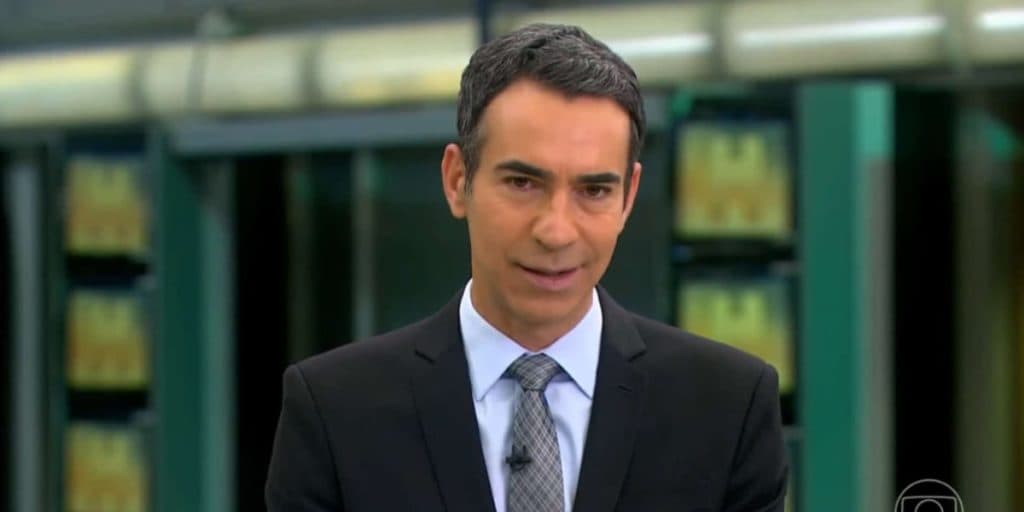 César Tralli vai ao ar em meio aos comerciais da Globo com notícia que devastou o país