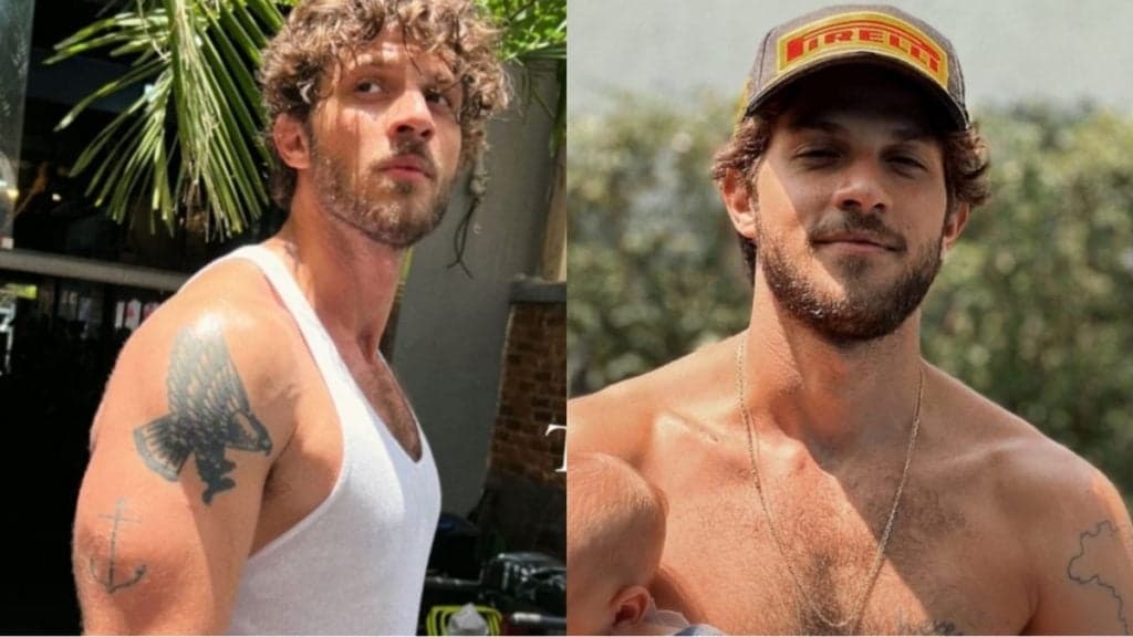 Chay Suede exibe vídeo raro de filho caçula e bebê é com certeza um dos mais lindos do Brasil