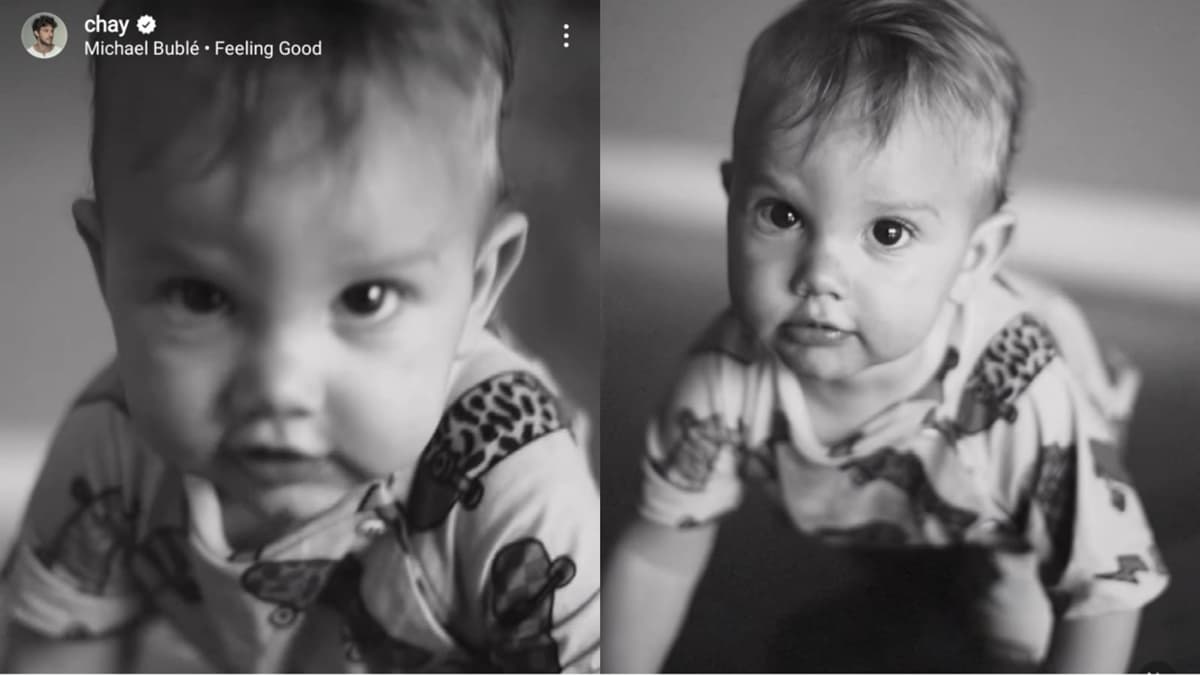 O bebê do ator da Globo fez apenas 1 ano de vida e esbanjou beleza no vídeo exibido pelo pai