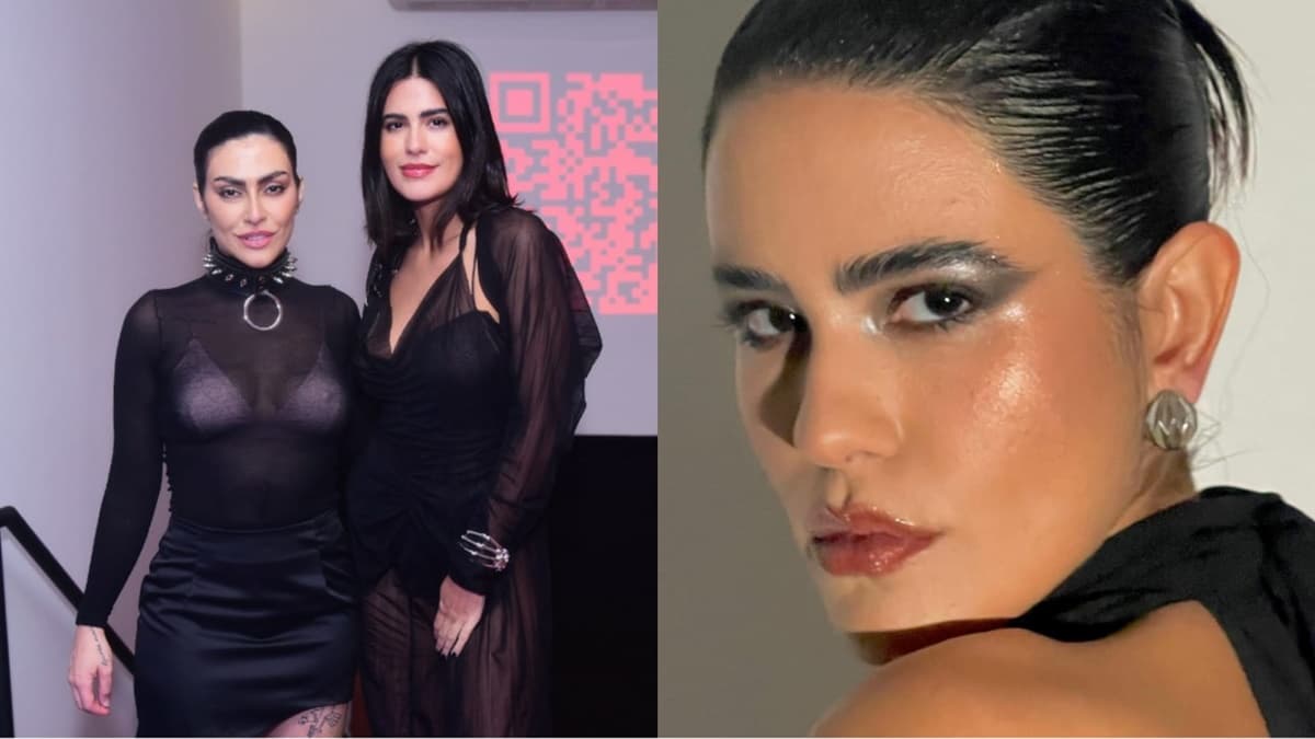 Raro momento juntas: Cleo e Antonia Morais, considerada uma das mais lindas da família de Gloria Pires