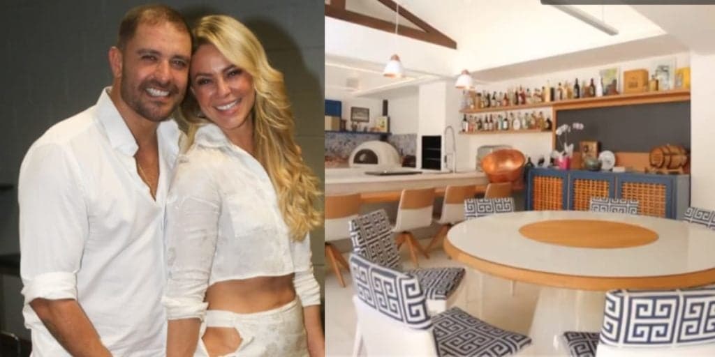 Prêmios, mesa de jogos e fogão a lenha: assim é o lugar absurdo onde Diogo Nogueira cozinha para Paolla Oliveira