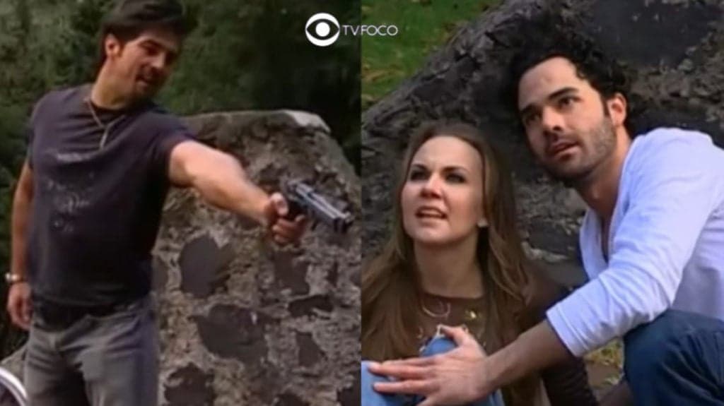 Luto em Cuidado com o Anjo - Amador desmascara Ana Júlia, mata Vicente e foge
