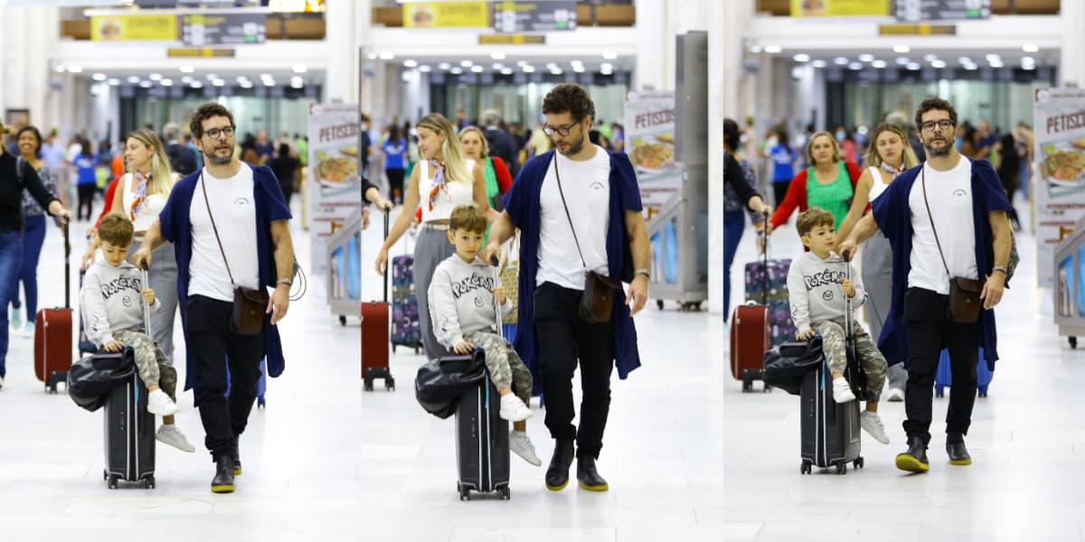 Daniel de Oliveira é flagrado em momento raro ao lado do filho caçula, Otto - Foto: Reprodução