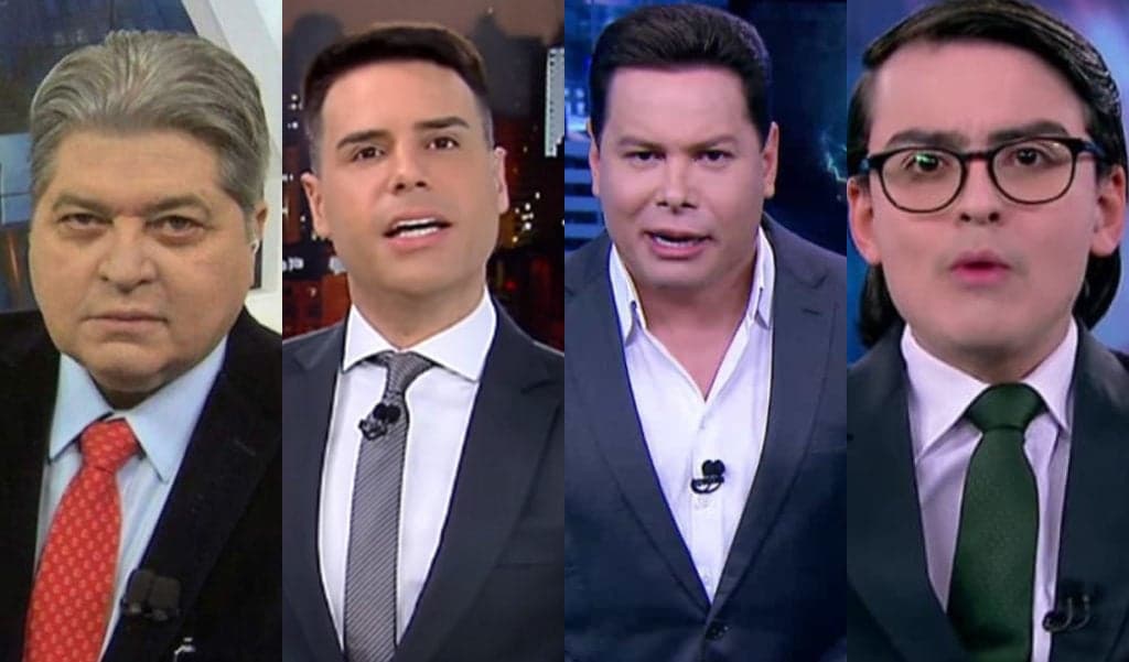 Datena, Bacci, Marcão e Dudu ganham esses salários para comandar programas sangrentos na TV