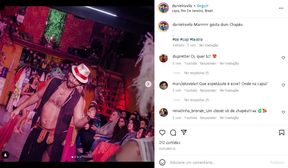 Ator se arriscou ao mudar de profissão (Foto: Reprodução/ Instagram) Ator se arriscou ao mudar de profissão (Foto: Reprodução/ Instagram)