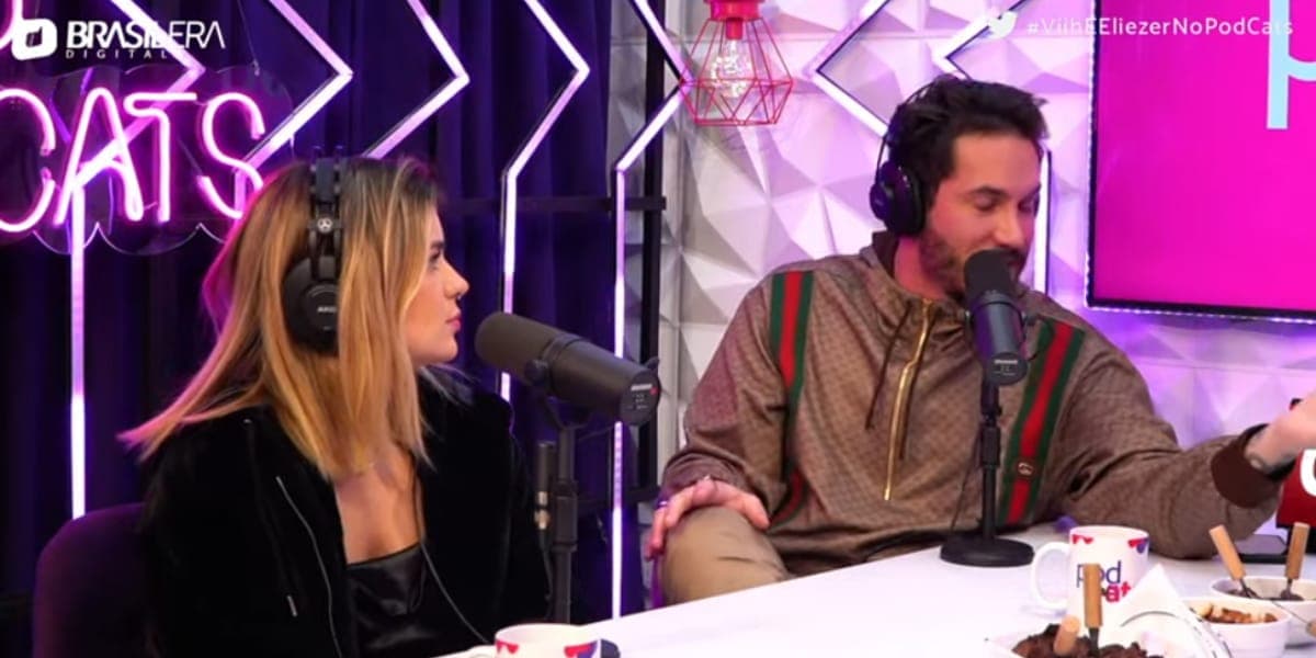 Eliezer e Viih Tube revelam que a primeira trans@ do casal não foi como o esperado (Reprodução: Youtube)