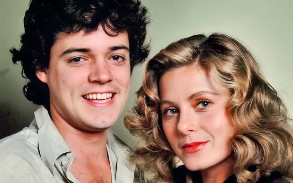 Vera Fischer e Felipe Camargo - Reprodução