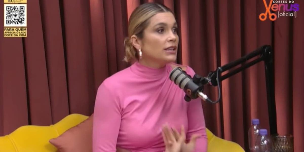 Flávia Alessandra em entrevista ao Venus Podcast - Foto: Reprodução