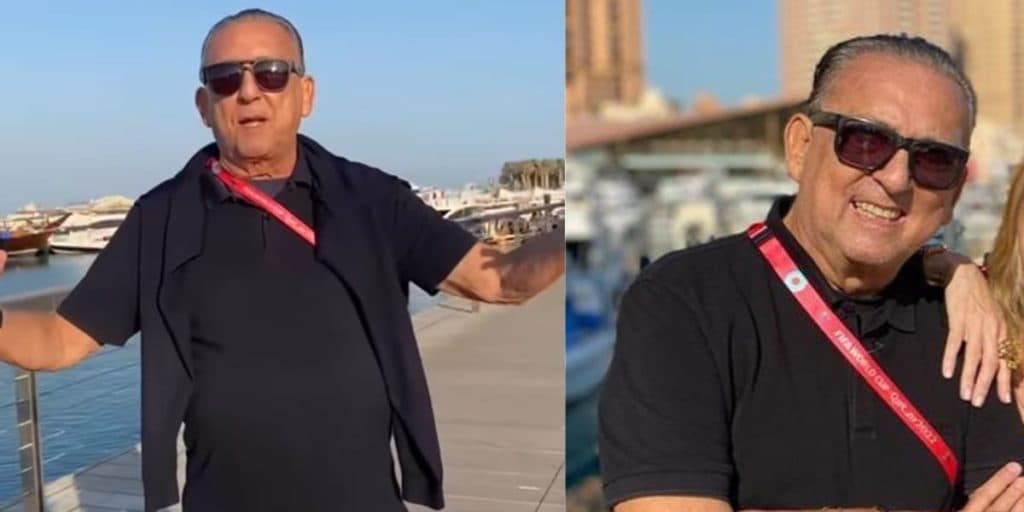 Fora do país, Galvão Bueno deixa muitos de boca aberta ao mostrar vídeo com a esposa, 19 anos mais jovem