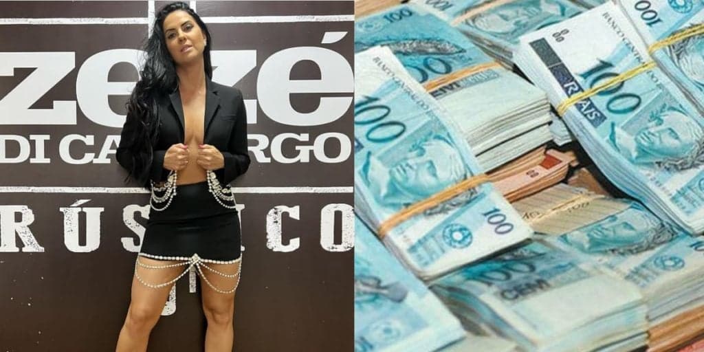 A conta bancária de Graciele Lacerda, que recusou toda a fortuna de Zezé, é difícil de conseguir acreditar