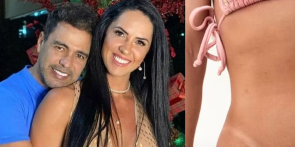 Graciele Lacerda abaixa calcinha, mostra demais e acaba revelando tatuagem íntima que tem para Zezé