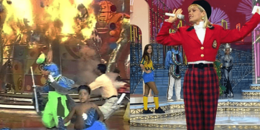 Estúdio onde Xuxa estava na Globo já pegou fogo e ela escapou por pouco; 26 pessoas ficaram feridas