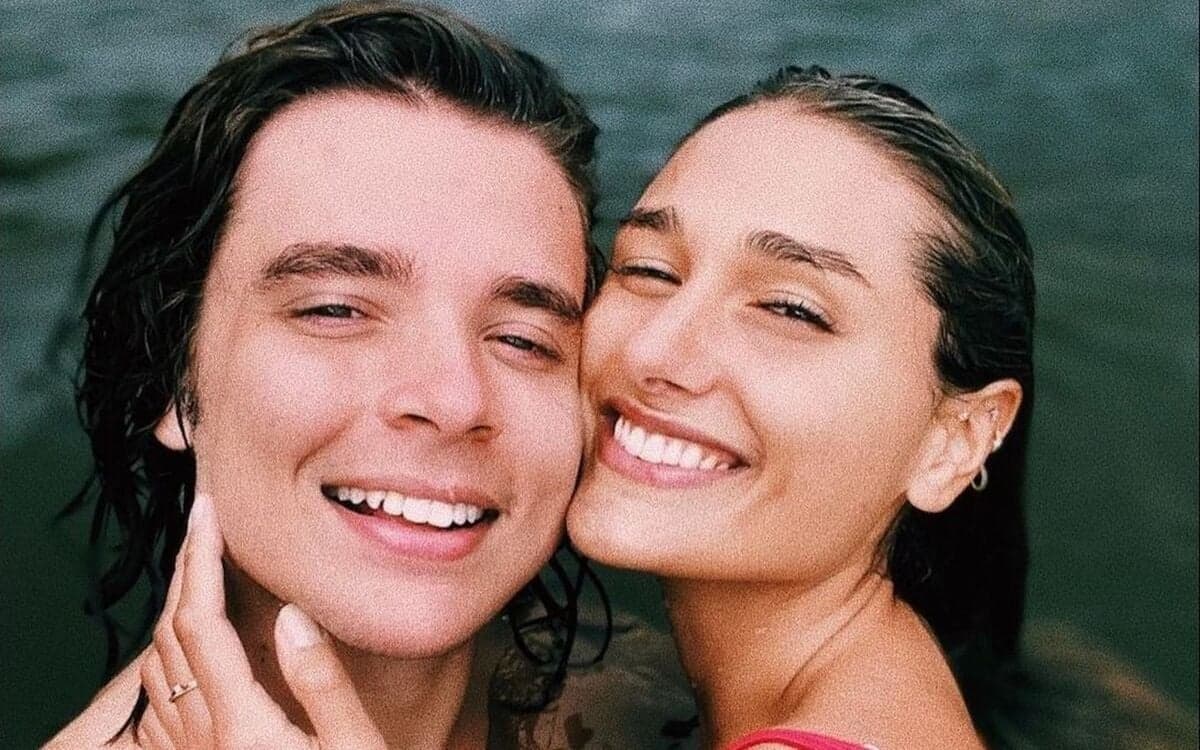 João Figueiredo e a amada (Foto Reprodução/Internet)