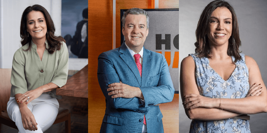 Adriana Araújo, Ana Paula e Kovalich: Jornalistas, recatadíssimos, expuseram ao Brasil com quem são casados
