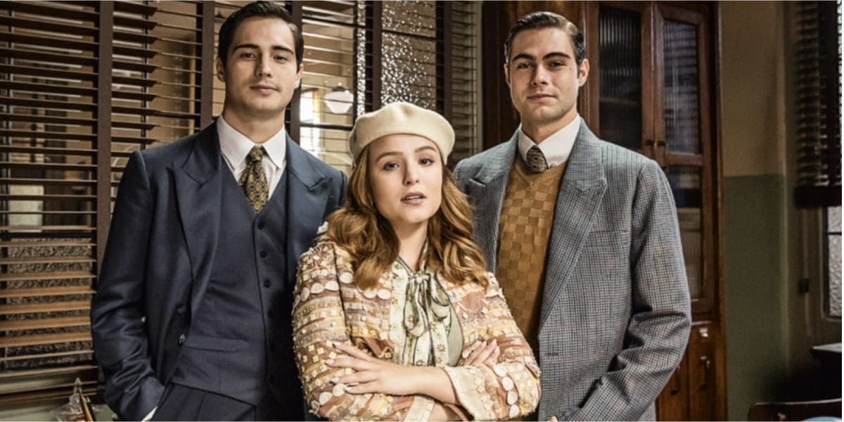 Larissa Manoela em sua primeira novela na Globo, em Além da Ilusão (Reprodução: Globo)