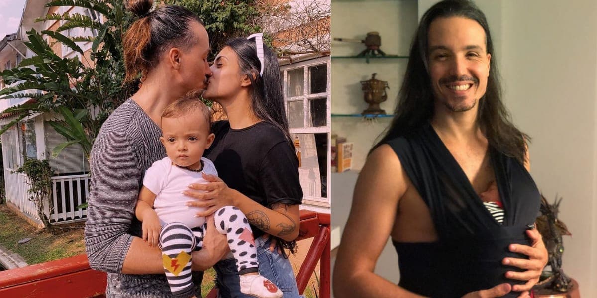 Luã Yvys namora há 6 anos com a Amanda e junto já tiveram uma filha, Esmeralda (Reprodução: Instagram)