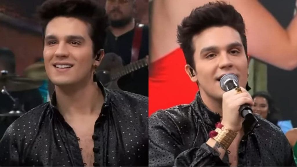 Luan Santana deixa postura recatada na Band e diz como conheceu seu grande amor: "A gente não parou mais"